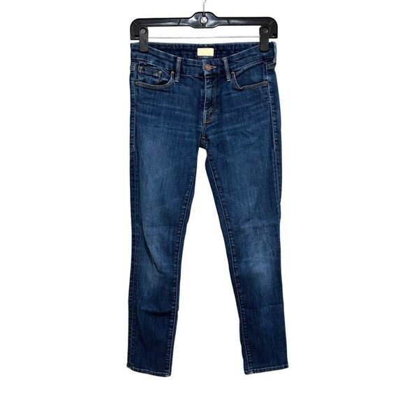 MOTHER Womens Size 26 Jeans Looker Flowers From the Storm Skinny Mid Rise - Picture 6 of 6